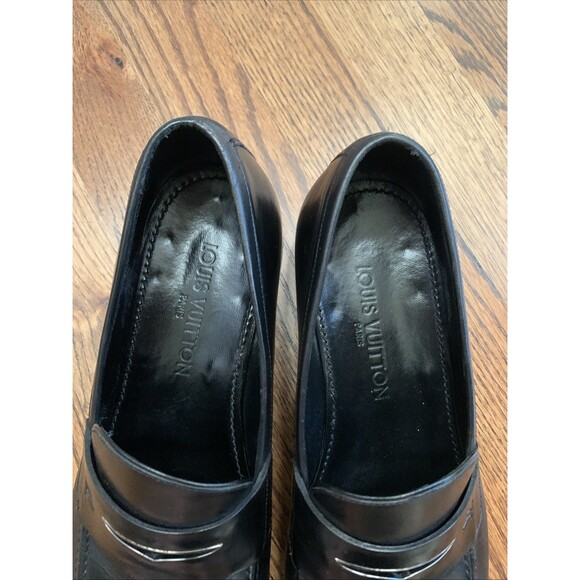 Louis Vuitton Men’s Leather Loafer Black Size 8 main image 4